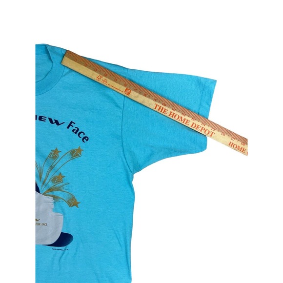 VTG Screen Stars Best Blue Anew Crew Neck Short Sleeve Shirt Size XL - Picture 3 of 6